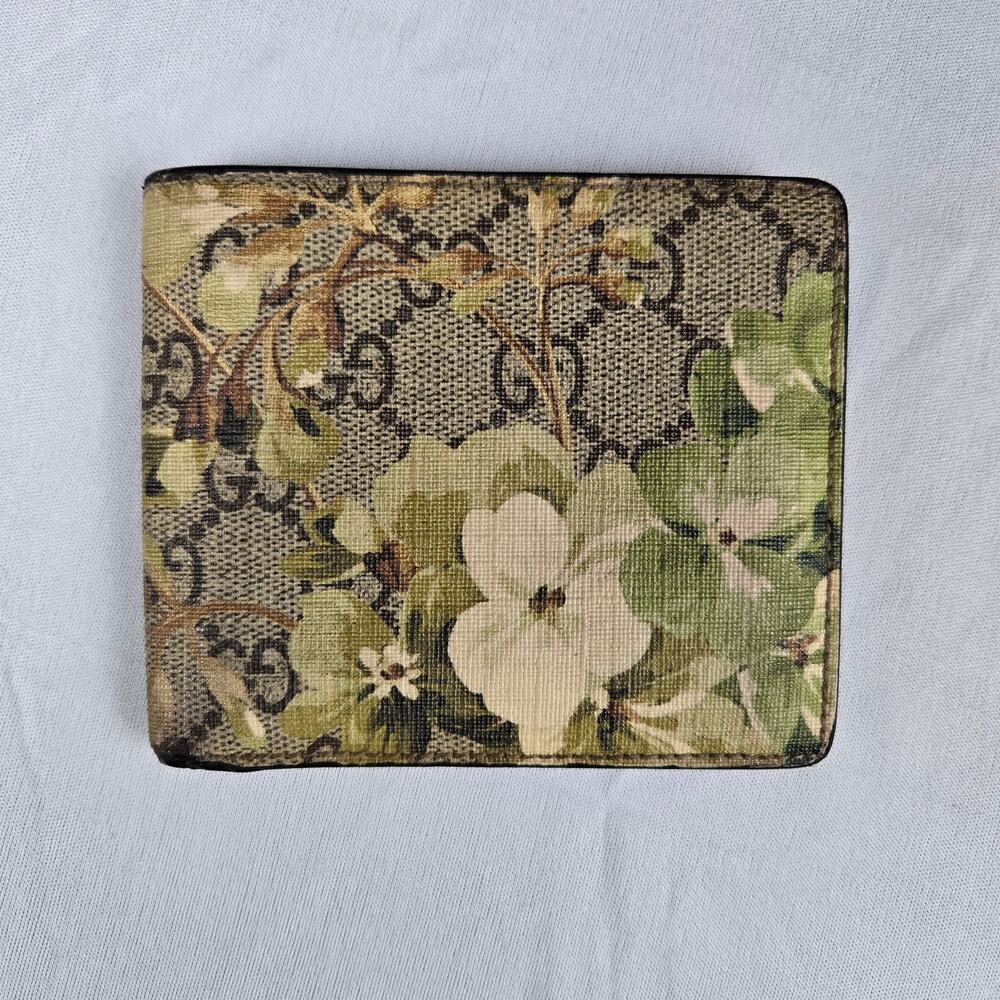 Gucci Monogram Floral Bifold Wallet